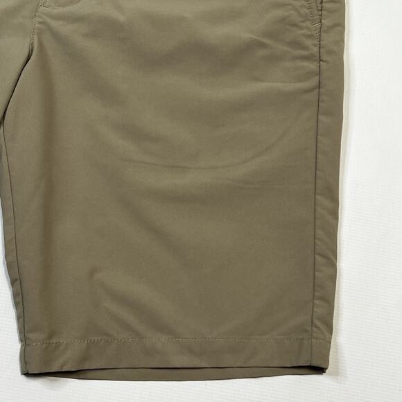 Travis Mathew Khaki Tan Golf Shorts Men's Size 32 Nylon Polyester 10” Inseam - Picture 5 of 16